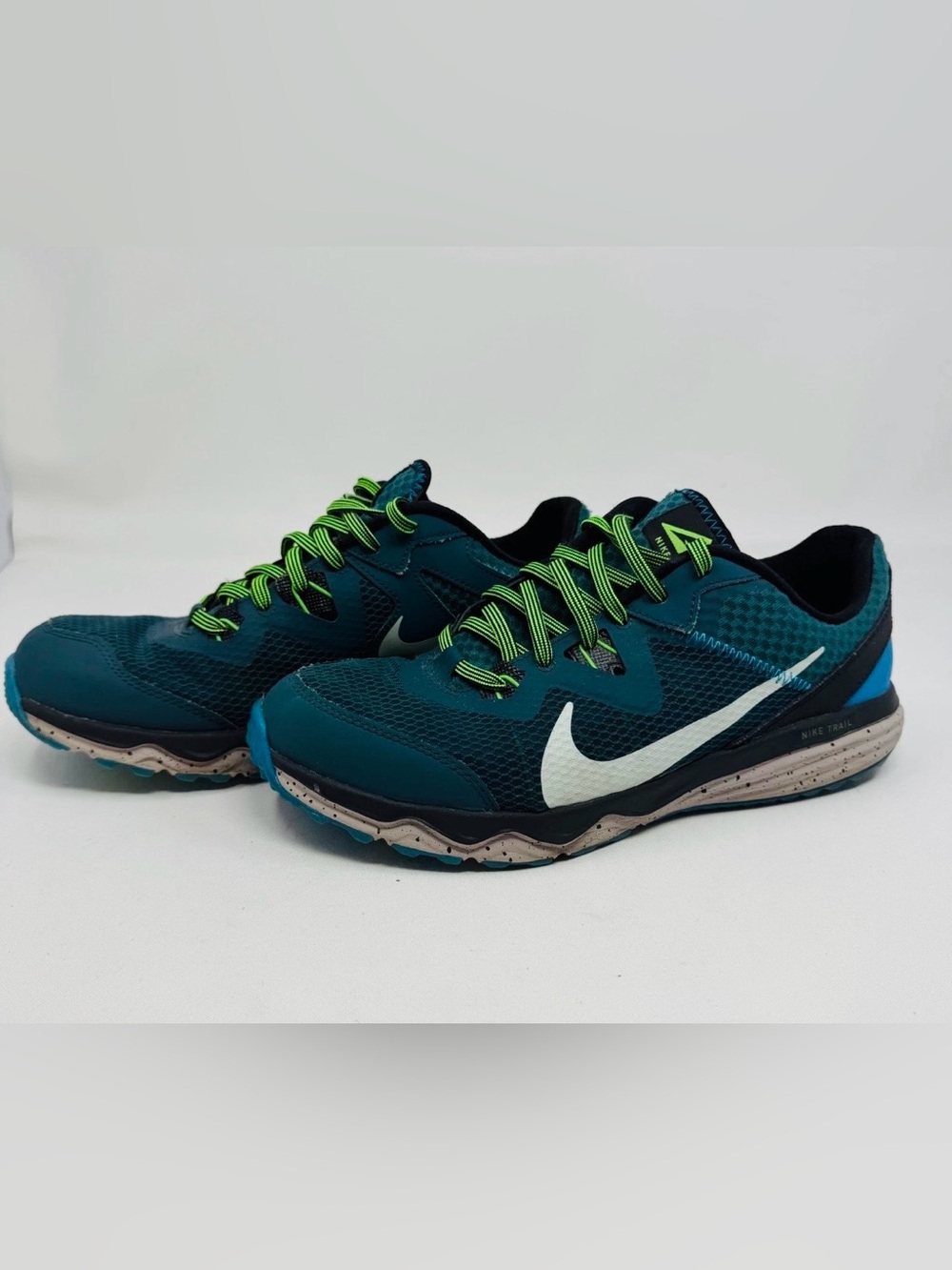 Nike Juniper Trail Running Teal Green Blue Black CW3808-301 Shoes-Men’s 10.5